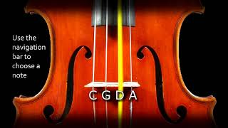 Viola Tuner  Easy to use  quotpluckingquot viola sound [upl. by Daughtry116]