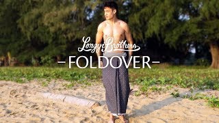 How to tie Sarong Sarung Malong Longyi foldover method [upl. by Franckot]