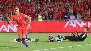 Chile 3  1 Uruguay  Eliminatorias Rusia 2018  Claudio Palma [upl. by Ecissej529]