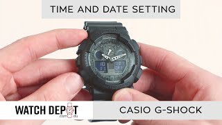 How To Change Time On GShock [upl. by Nagiem215]