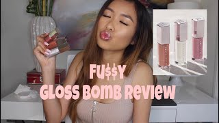 FUY vs FENTY GLOW Gloss Bomb 💖  Grace Hoang [upl. by Hendren654]