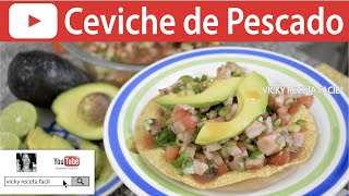 CEVICHE DE PESCADO  Vicky Receta Fácil [upl. by Nuawd858]