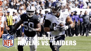 Ravens vs Raiders  Week 2 Highlights  NFL [upl. by Ellwood]