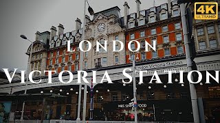 London Victoria Station Walk Through England 4K [upl. by Gefen]