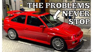 Escort Cosworth Project  On Going Problems [upl. by Quennie]