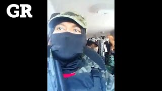 Amenazan presuntos miembros del CJNG [upl. by Masterson837]