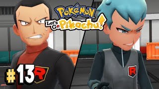 Pokemon Lets Go Pikachu Part 13 TEAM ROCKET HIDEOUT Walkthrough Gameplay [upl. by Ellicul]