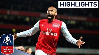 Henry scores on Arsenal return against Leeds  Arsenal vs Leeds  FA Cup Third Round 2012 [upl. by Brittne]