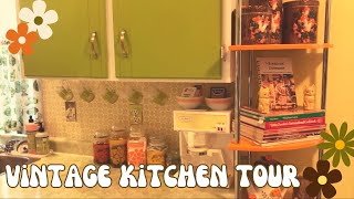 VINTAGE KITCHEN TOUR  1970S STYLE [upl. by Ahsas722]