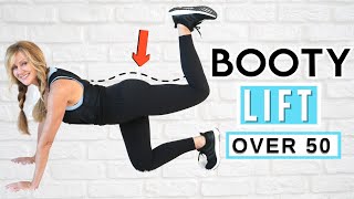 10 Minute Booty Burn Workout For Women Over 50  No Equipment [upl. by Fortna]