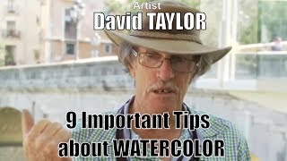 David Taylor is sharing with us his tips about watercolor art [upl. by Apthorp]