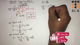 36 OPAMP as Differentiator [upl. by Anivek34]