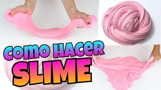 DIY  Como Hacer SLIME  FÁCIL Y SIN BÓRAX  NatyGloss [upl. by Nats]