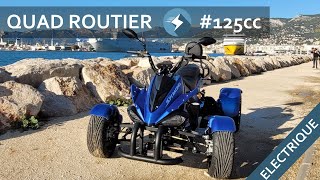 Le premier quad électrique routier 125cc Il roule vite et longtemps et en plus il est magnifique [upl. by Center505]