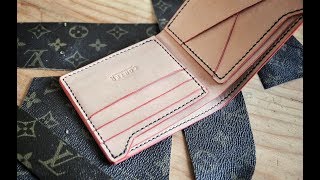 Making a DIY Louis Vuitton Wallet [upl. by Ylil589]