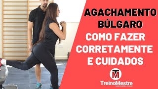 Agachamento Búlgaro Como fazer Dicas e Cuidados [upl. by Adnah]