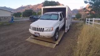 Enclosed Car Trailer Winch Install [upl. by Takara455]