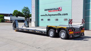 Faymonville  MegaMAX extendable low loader w 2 pendular axles [upl. by Jarrid]