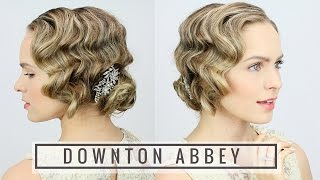 1920s Finger Wave Updo [upl. by Clem498]