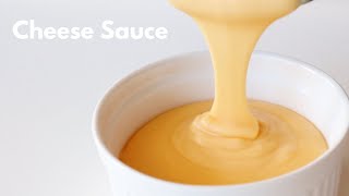 EASY HOMEMADE CHEESE SAUCE RECIPE  NACHO CHEESE SAUCE RECIPE [upl. by Aissela215]