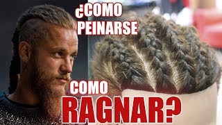 COMO HACER TRENZAS PEGADAS VIKINGAS RAGNAR [upl. by Etan]