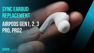 How To Pair and Sync a Replacement LEFT or RIGHT Side Earbud on Apple AirPods PRO [upl. by Oilegor]