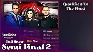 Eurovision 2022  SemiFinal 2 Full Show  QUALIFIERS [upl. by Aiekahs]