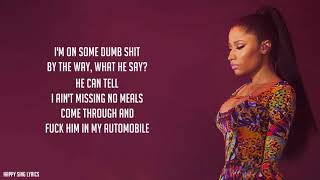 ANACONDA  NICKI MINAJ Lyrics [upl. by Dadinirt869]