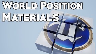 UE4 Tutorial World Position Materials [upl. by Auoz]