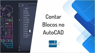 Como Contar Blocos no AutoCAD [upl. by Cahn102]