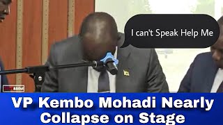 Breaking 😳 Kembo Mohadi Nearly Collapse on Stage [upl. by Eniamrahc329]