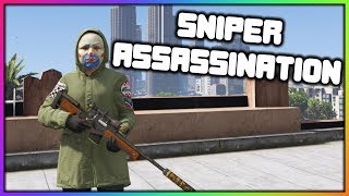 GTA 5 Roleplay  Sniper Assassination  RedlineRP [upl. by Rodgiva]