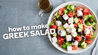 How to make Greek salad [upl. by Hailat]