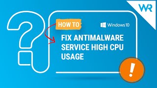 How to stop Antimalware Service Executable in Windows 10 [upl. by Luehrmann]