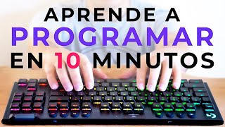 Lógica de Programación 👩‍💻 Aprende a programar en 10 minutos [upl. by Dammahum]