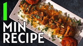 Persian Chicken Kebab RECIPE  1 MINUTE RECIPE [upl. by Analaj928]