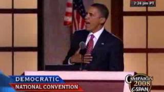 CSPAN Sen Barack Obamas Full Speech to the DNC [upl. by Hoj]