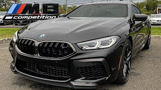 2022 BMW M8 Competition Gran Coupe Walkaround Review  Loud Exhaust Sound Revs [upl. by Nylednarb]