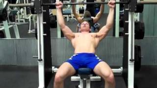 How To Smith Machine Incline Bench Press [upl. by Ydnec]