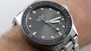 Blancpain Fifty Fathoms Bathyscaphe Ref 5000111070B Watch Review [upl. by Shaper155]