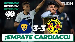 Resumen y Goles  Pumas 3  3 América  Liga Mx Clausura 2020  Jornada 9  TUDN [upl. by Cynthy]