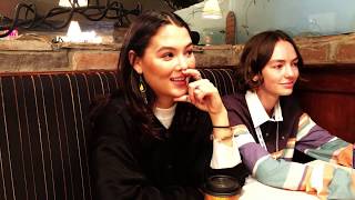 Exclusive Interview  quotAtypicalquot Stars Brigette LundyPaine and Fivel Stewart [upl. by Radmen738]