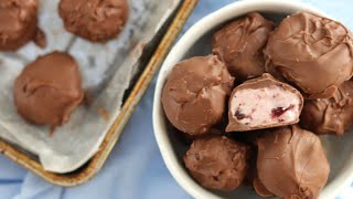 How to Make Cherry Cream Chocolates A Simple Candy Recipe [upl. by Leoj199]