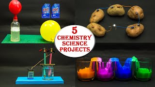 5 Chemistry Science Projects [upl. by Griffis]