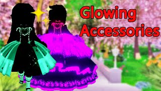 HOW To Make Glowing Accessories And Skirts In Royale High [upl. by Elleahcim]