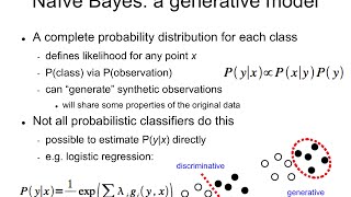 IAML55 Probabilistic classifiers generative vs discriminative [upl. by Mariquilla867]