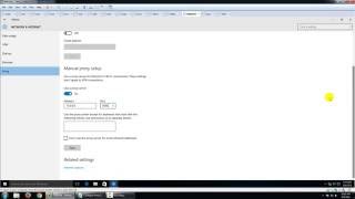 Configure Proxy Settings in Windows 10 [upl. by Hild281]