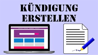 Kündigungsschreiben erstellen 📄 Tutorial Arbeitsvertrag kündigen  Verträge Kündigen Zeit [upl. by Nivlen]