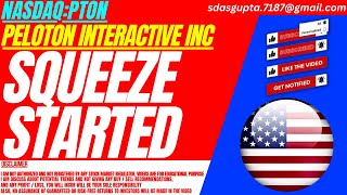 SQUEEZE STARTED  PTON STOCK ANALYSIS  PELOTON INTERACTIVE INC STOCK [upl. by Annaehs]