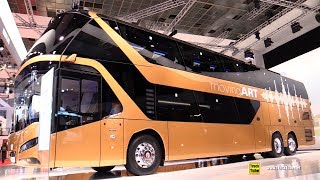 2020 Neoplan Skyliner 76Seat Double Decker Luxury Coach  Exterior Interior Walkaround [upl. by Assirrak]